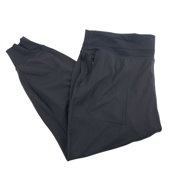 Athleta Venice Jogger High Rise Pant Black Pull On Pockets 597888 Womens Plus 3X - Picture 3 of 16